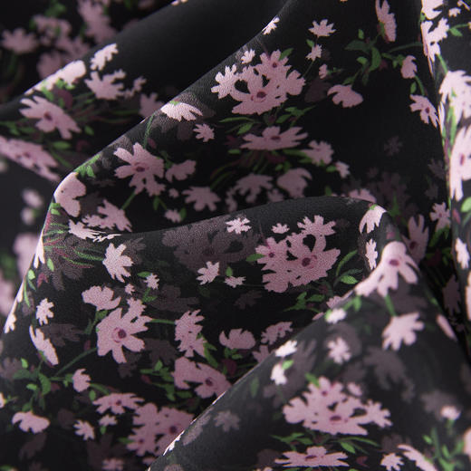 「高货wl」全新升级【铂金会员321/天猫429/差价108】(02545)洛诗琳法式气质优雅印花连衣裙2025夏季减龄收腰显瘦裙子 商品图3