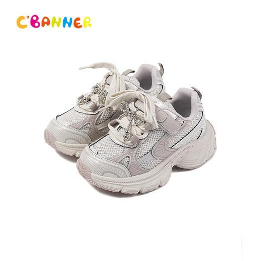 千百度秋季机甲厚底运动鞋运动鞋童鞋A25425103 商品图5