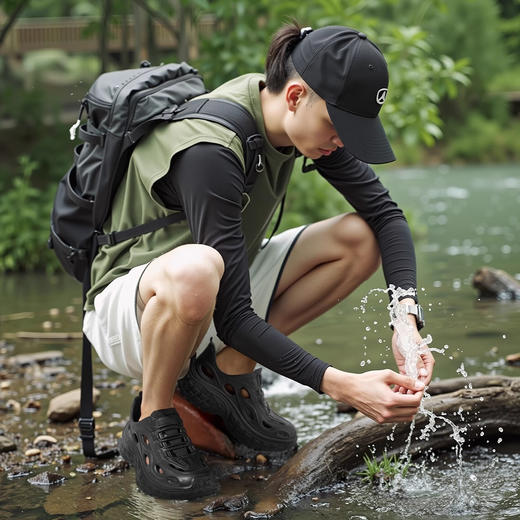 热卖！水陆两穿！【单拍不发货，加购2双到手49.9元】茧墨 情侣款EVA溯溪鞋 洞洞凉鞋 户外休闲 透气循环 柔软轻便 TY11 商品图4