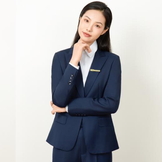 【2025年新款工装】定制款藏蓝色西服套装 商品图2