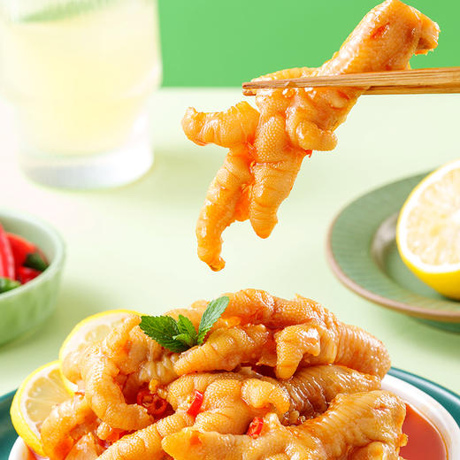【小胡鸭】柠檬酸辣去骨凤爪·2袋·追剧零食·酸辣爽口·柠檬清香·吮指回味 商品图8