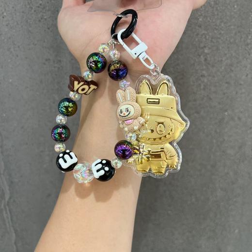 labubu足金挂件/拉布布黄金挂饰 商品图0