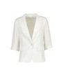 SZ2A52_皓色_西装外套_春夏_中袖翻领卷边袖单排扣设计感_高级女装_BERNIEELEN 伯妮斯茵 商品缩略图0
