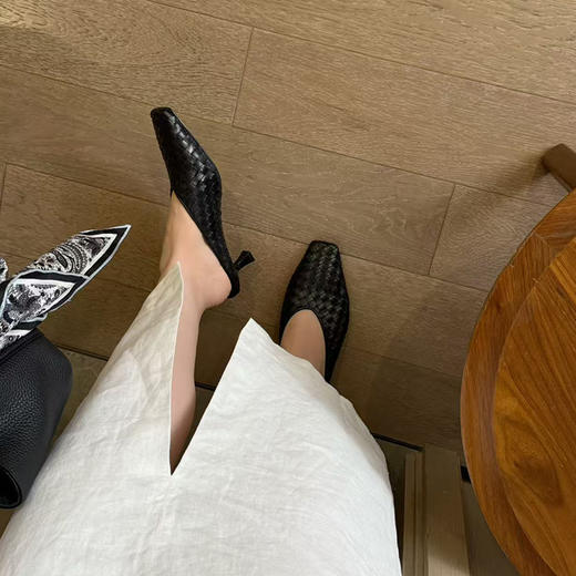 【不换不退】 良木礼羊皮半拖（19226） 商品图4