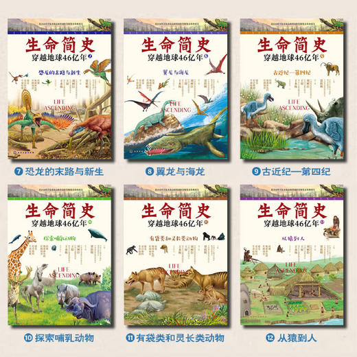 《生命简史：穿越地球46亿年》（全12册） 商品图2