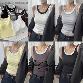 【GZ】无忧购65元2件假两件天丝竹棉背心6608（截单后3-5天发货)