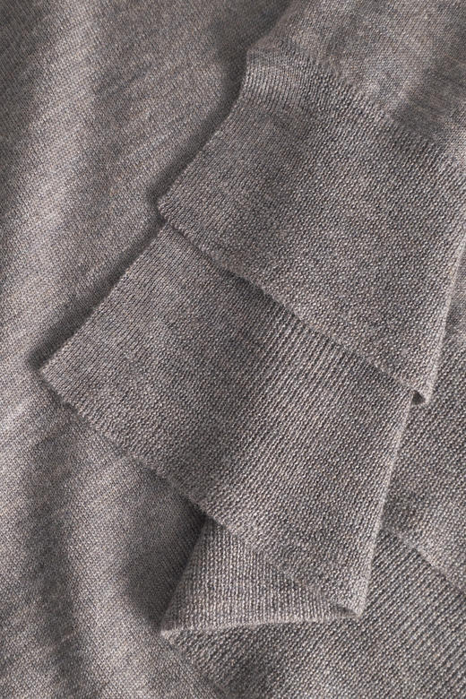 Mark Kenly Domino Tan 25PF 灰褐色KETTA美丽诺羊毛高领针织衫 商品图7