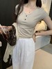 <曾小咸推荐> V领修身短袖T 日常129/件 活动价69.99/件！！ 商品缩略图6