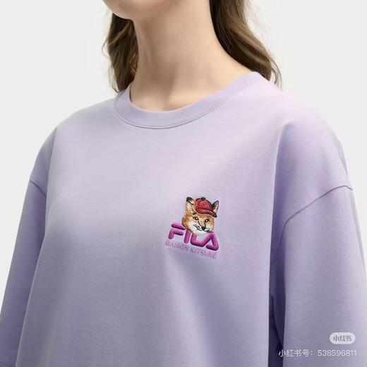 F乐X小狐狸联名款 刺绣+印花圆领短袖T恤 Z-15441 商品图6