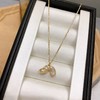 Oflye潮流饰品  好事发生925银项链高级感新中式花生锆石珍珠小众设计新款项链 商品缩略图1