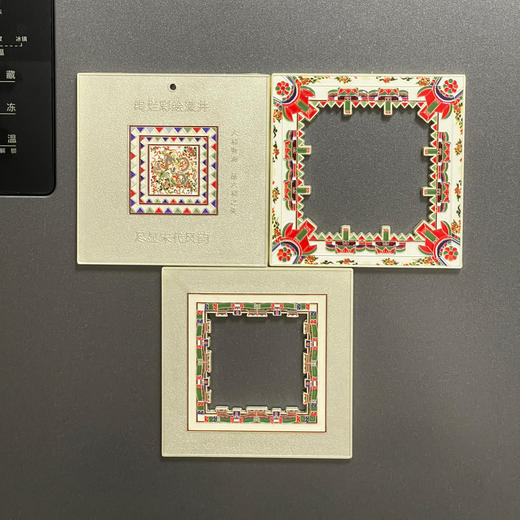 杭州六和塔宋代风韵三层藻井冰箱贴金属材质立体可拆磁吸文创礼品 商品图3