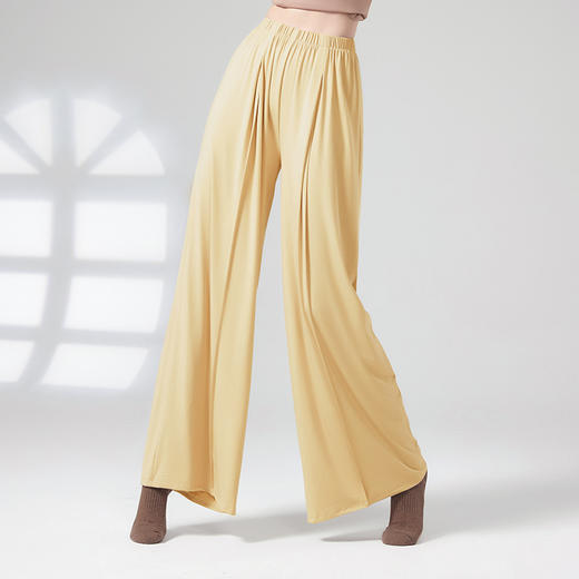 百媚生 四季裤中国舞蹈练功服女舞蹈裤古典舞蹈练功裤阔腿裤K8748 商品图0