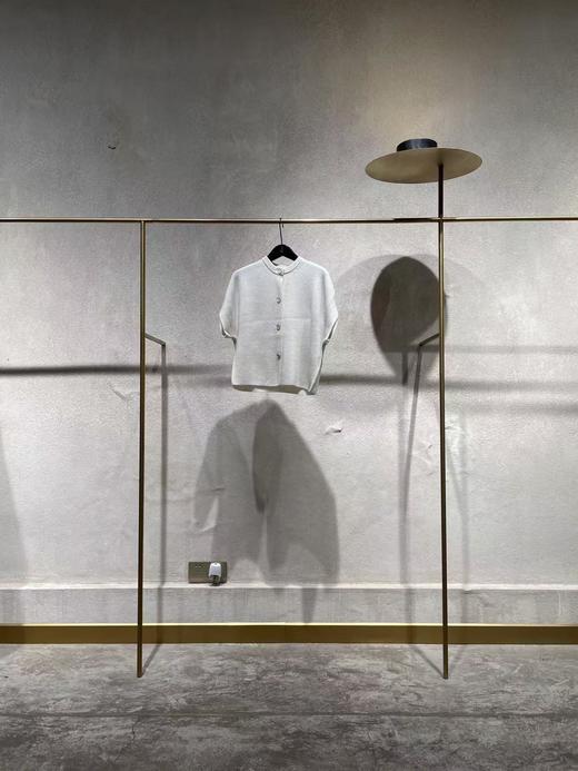 Mark Kenly Domino Tan 25PF 石灰色THILDA美丽诺羊毛短袖针织衫 商品图0