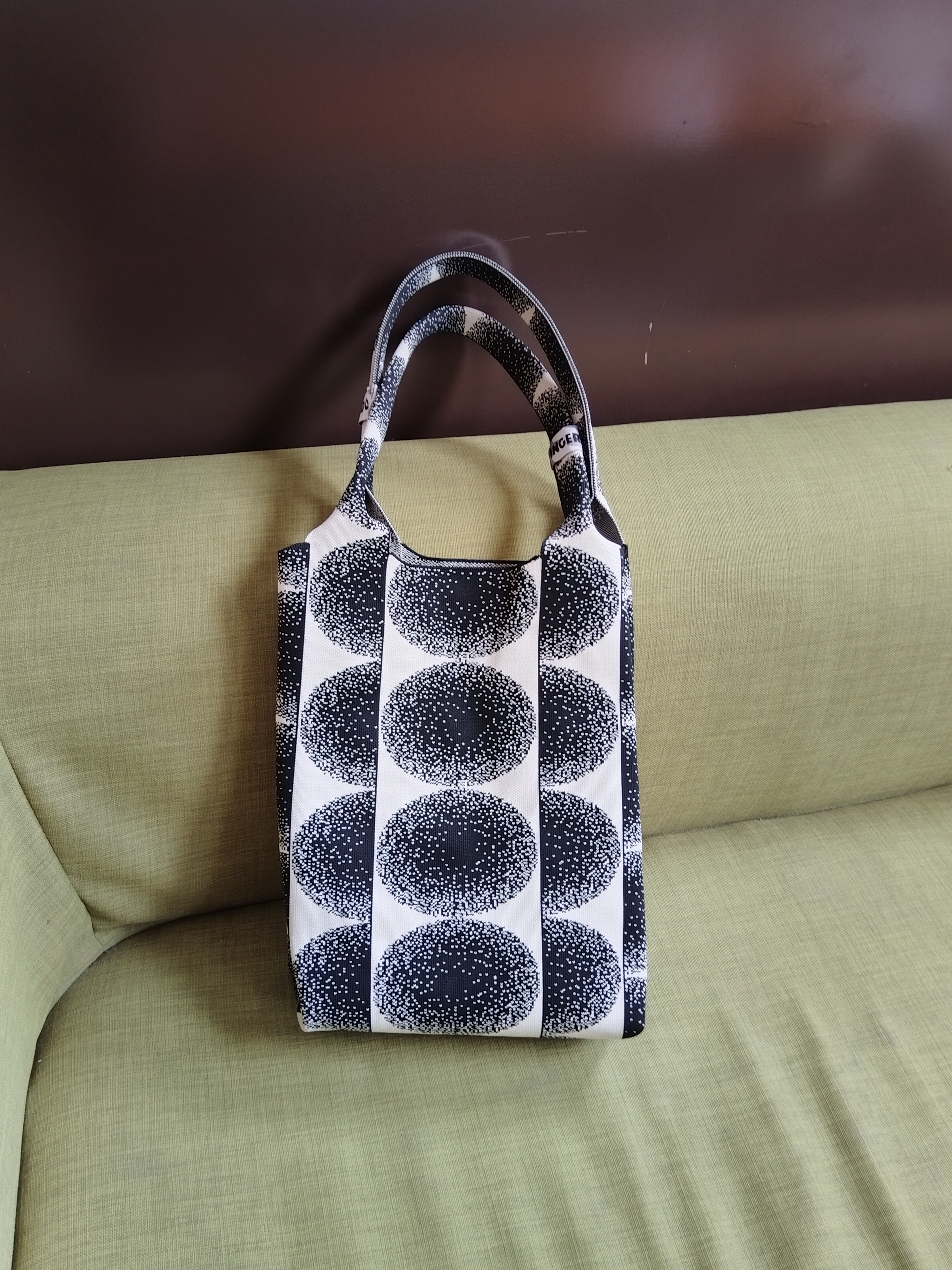 Finger zoo 渐变圆形点点单肩包