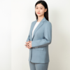【2025年新款工装】定制款灰蓝色西服套装 商品缩略图2