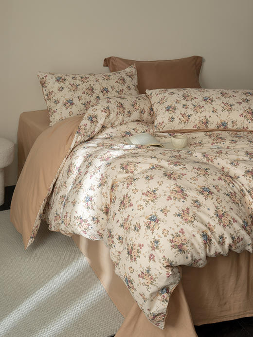 佳丽斯四件套100全棉纯棉双层纱四件套床单被套主卧 商品图6