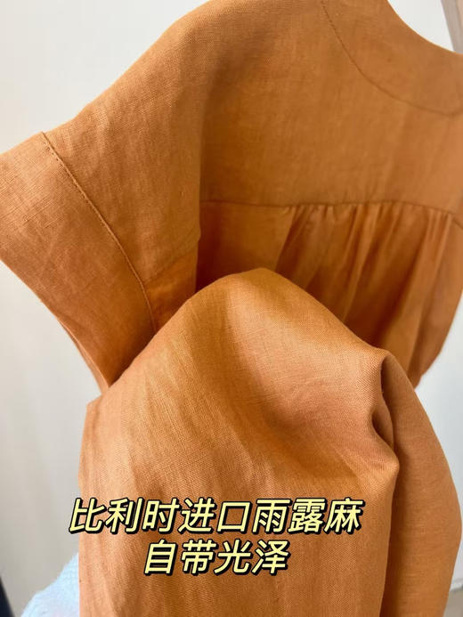 法式进口亚麻连衣裙|显白显瘦天hua板 商品图3
