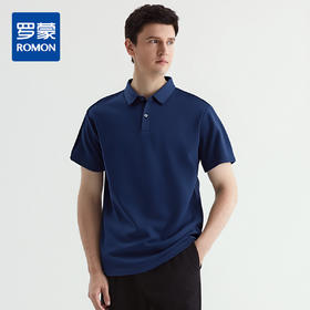 【含桑蚕丝】罗蒙夏季7A抗菌短袖POLOP衫男女款休闲凉感短袖T恤男短袖上衣