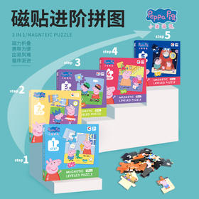 佩奇磁力拼图3-6岁儿童益智力平图男女孩早教磁性进阶2-4玩具冰雪奇缘汪汪队小马宝莉玩具