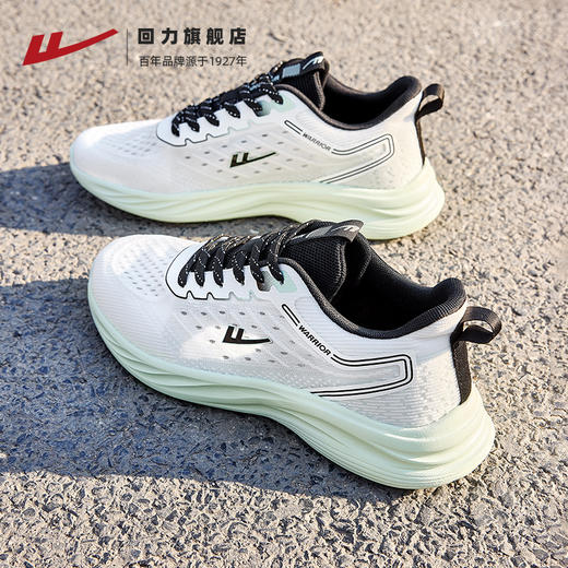回力男鞋新款运动鞋2025春季软底缓震跑步鞋男款轻便休闲网面鞋子WL(AB)-1031 商品图0