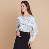 【不对称披肩直筒印花衬衫】EITIE爱特爱气质优雅显瘦2025秋新款C2513802 商品缩略图2