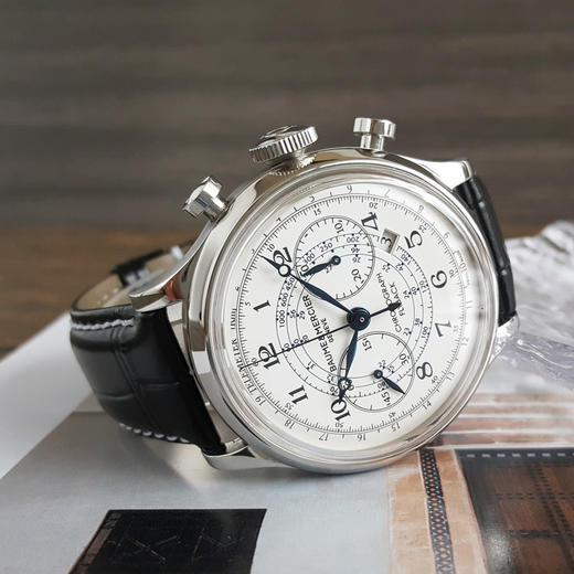 【95新】Baume & Mercier 名士卡普蓝系列MOA10006自动机械机芯44MM（男款）日期显示、飞返计时280525TJ37 商品图4