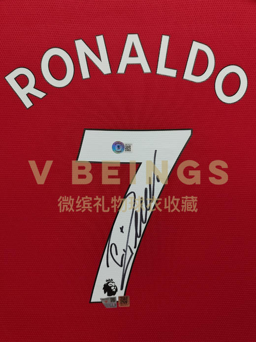 收藏系列 C罗 曼联队7号 2021赛季 亲笔签名球衣 商品图2