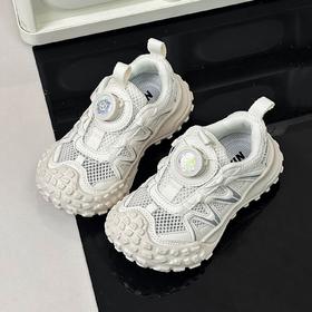 【360度旋转扣设计，简约时尚】时尚百搭旋转扣男童老爹鞋 秋季爆款女宝宝软底防滑休闲单鞋 穿着舒适 旋转扣设计方便穿脱 多彩配色 满足各种搭配需求-QQ