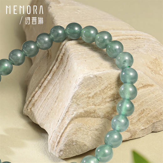 翡翠手链 中国风叠戴翡翠手串手链女士礼物MEMORA诗普琳JB000701B、JB000708 商品图4