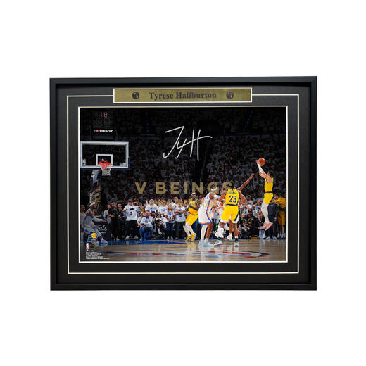 收藏系列 哈利伯顿 总决赛绝杀2 亲笔签名照片 商品图0