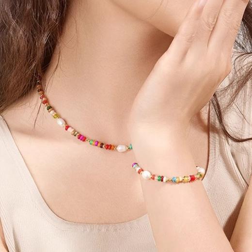 【VAN CLE繁刻天然石项链合集】送定制包装盒+礼品袋 不易撞款 精致百搭 显白多巴胺项链 商品图1