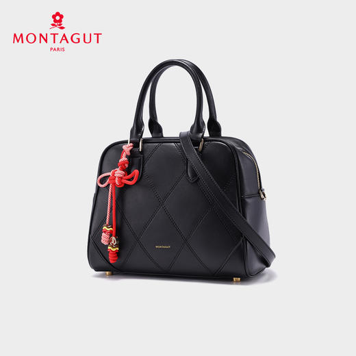 梦特娇女士时尚手提包精致女性斜挂包可爱单肩包真皮女包 商品图1