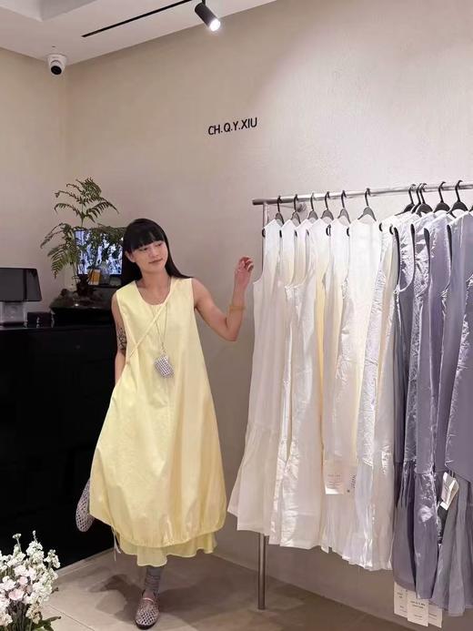 9.3秒杀【韩系2025】（赠送黄色包包）865清雅花苞水母连衣裙-喜出 商品图2