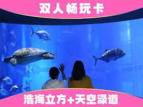 【双人畅玩卡】浩海立方海洋公园+天空渌道精灵王国 双人畅玩卡