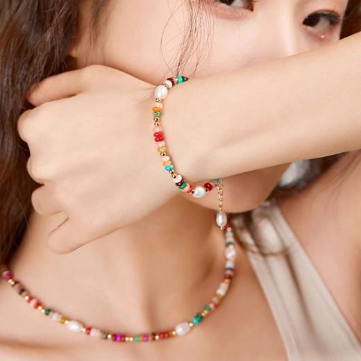 【VAN CLE繁刻天然石项链合集】送定制包装盒+礼品袋 不易撞款 精致百搭 显白多巴胺项链 商品图4