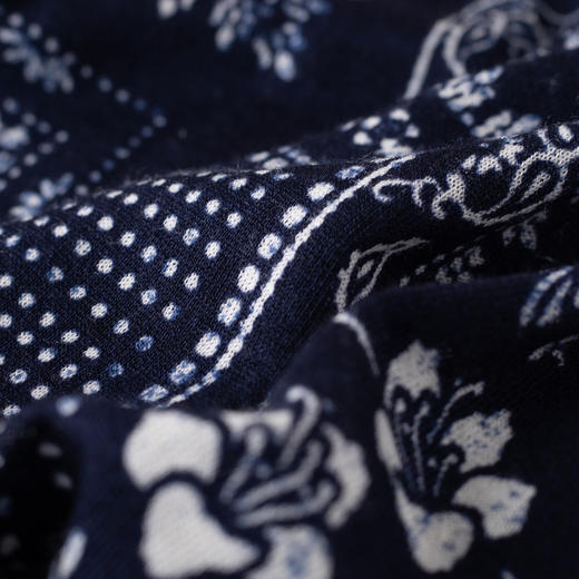 【林栖设计小店】（现货）绵羊毛毛织上衣鸳鸯提花秋色印花修身显瘦气质2025早秋新款针织衫女1953040 商品图10