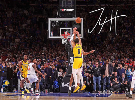 收藏系列 哈利伯顿 总决赛绝杀 亲笔签名照片 商品图1