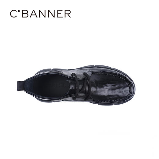 千百度秋季轻韧牛皮革鞋面软面商务通勤首选男鞋A25460769 商品图2