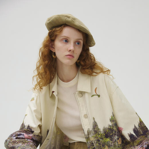 谜底格子贝雷帽2025秋季新品格纹复古百搭帽子女士253MQ1402 商品图1