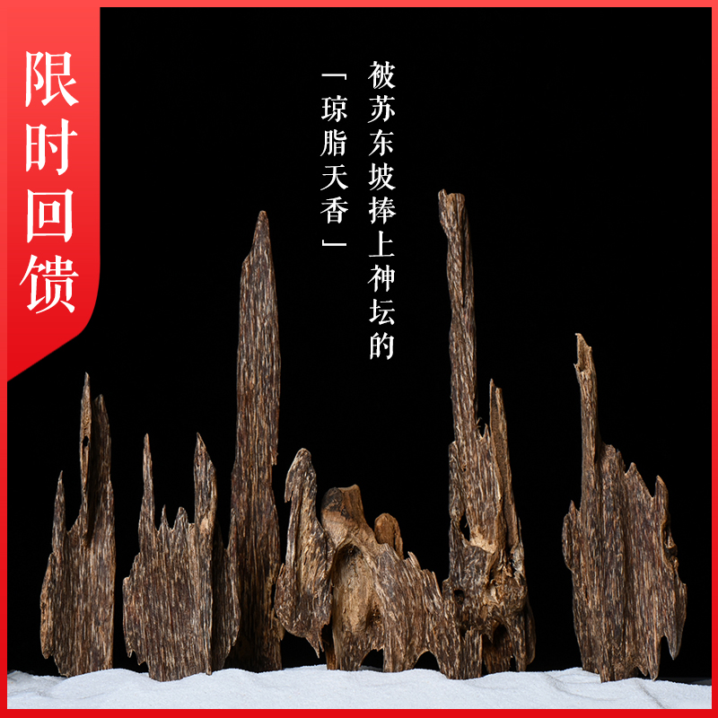 活体香雕丨天然海南沉香虫漏品香料 SP11574