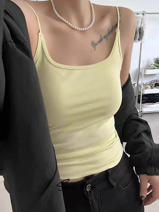 【GZ】无忧购65元2件一根带Ｕ字背天丝竹棉背心6613（截单后3-5天发货) 商品图3