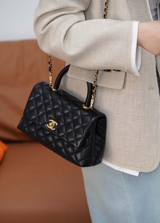 代工厂升级版COCO黑珍珠鱼子酱纯皮包 商品图11