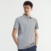 罗蒙六角珠短袖polo衫夏季男女款休闲t恤纯色凉感polo衫男短袖 商品缩略图5