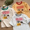 2025夏季DD儿童史奴狗联名款卡通花生村小孩领袖口撞色竹节棉短袖 商品缩略图0
