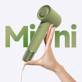 DOCO mini吹风机|自带6亿负离子和静电，速干不伤发还顺滑！
