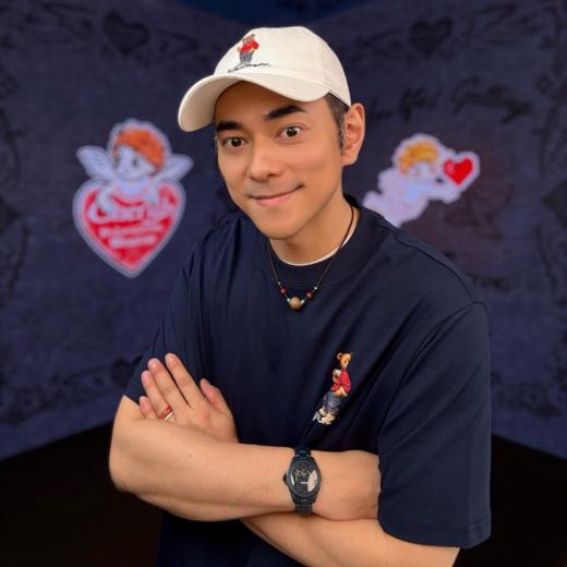 NPC潮牌【索罗娜】喝茶小熊数码印花短袖T恤男定制织标凉感NP52TE10 商品图2