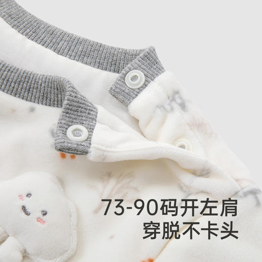 【商场同款】英氏女童套装秋冬加绒休闲百搭卫衣套装新款 商品图3