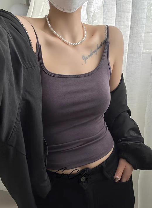 【GZ】无忧购65元2件一根带Ｕ字背天丝竹棉背心6613（截单后3-5天发货) 商品图5