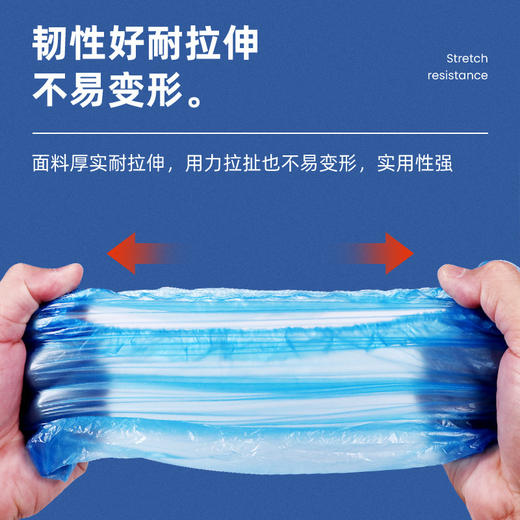 【下雨天再也不怕鞋子湿了】一次性鞋套家用室内加厚防水耐磨防滑学生机房待客成人塑料脚套。ry 商品图3