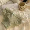“奶油少女”【屁屁面膜裤】春夏色冰丝内裤女生中腰速干蕾丝边 商品缩略图4